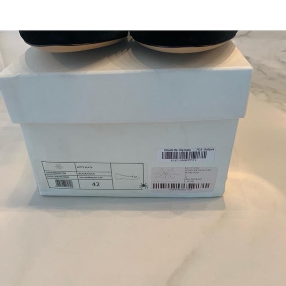 SOLD NIB Charlotte Olympia Kitty Flats EU 42 - Picture 3 of 5